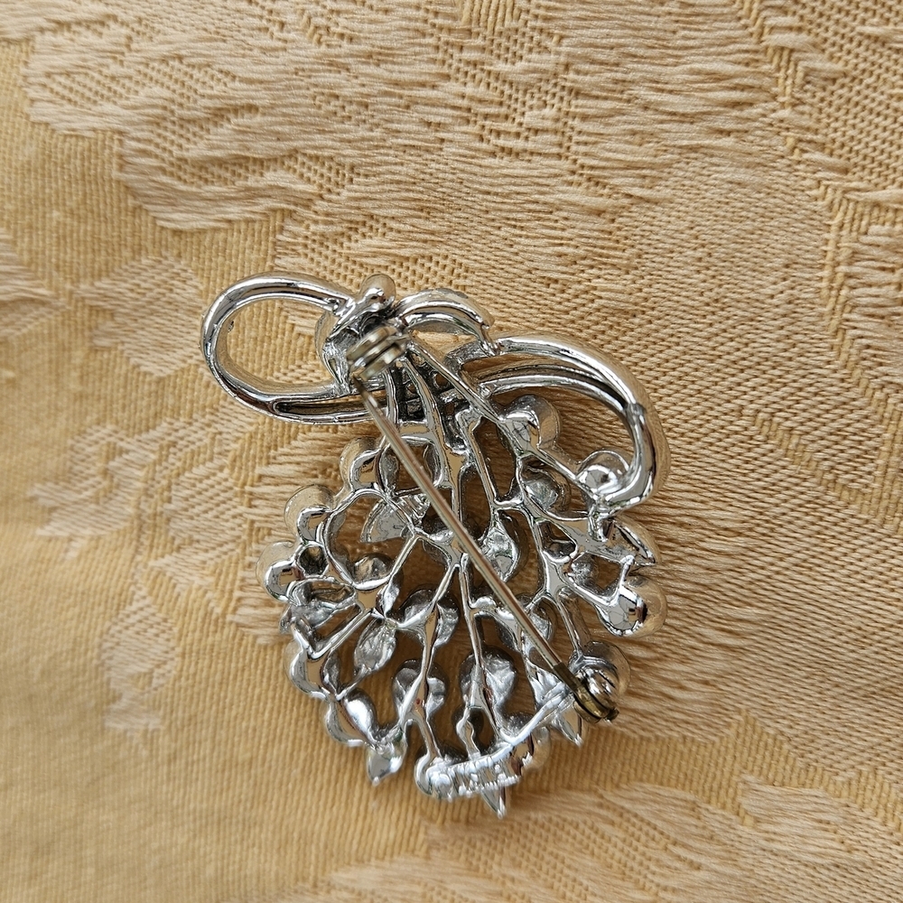 Aurora Borealis Crystal Brooch - Picture 4 of 6
